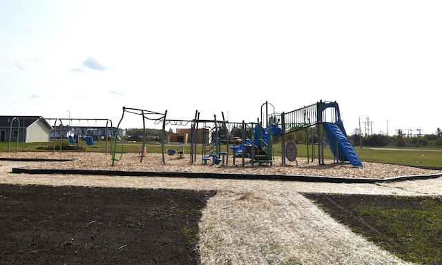 view of jungle gym