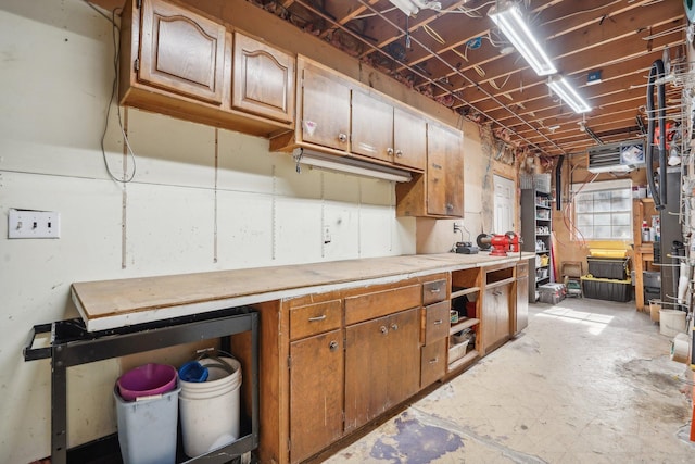 kitchen featuring fridge