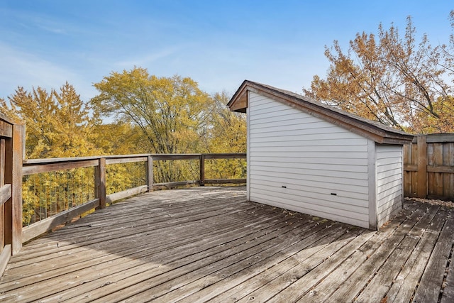 view of deck