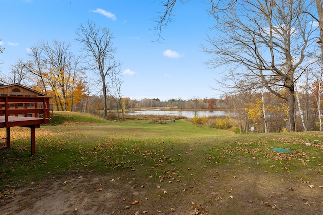37760 310th St, Aitkin, MN 56431 - view of grassy yard featuring a water view
