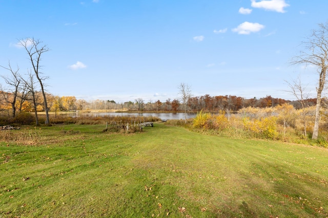 37760 310th St, Aitkin, MN 56431 - view of grassy yard with a water view