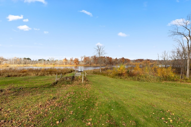 37760 310th St, Aitkin, MN 56431 - view of grassy yard featuring a water view