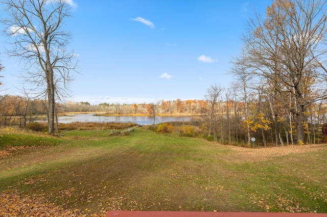 37760 310th St, Aitkin, MN 56431 - view of yard with a water view
