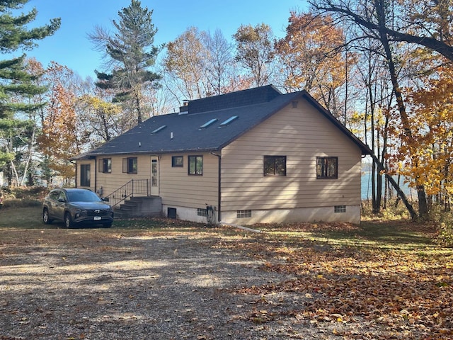 view of rear view of house