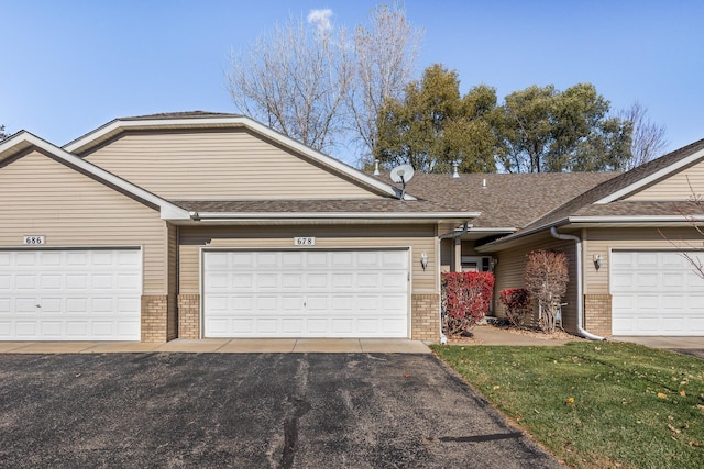 ranch-style house with a garage