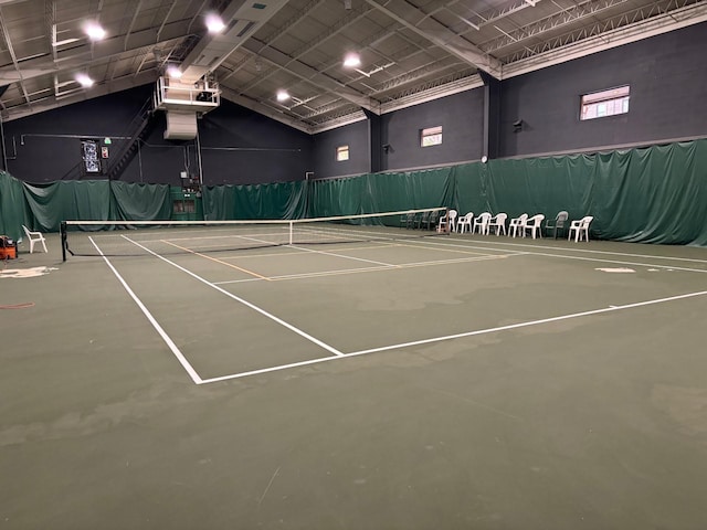 view of tennis court