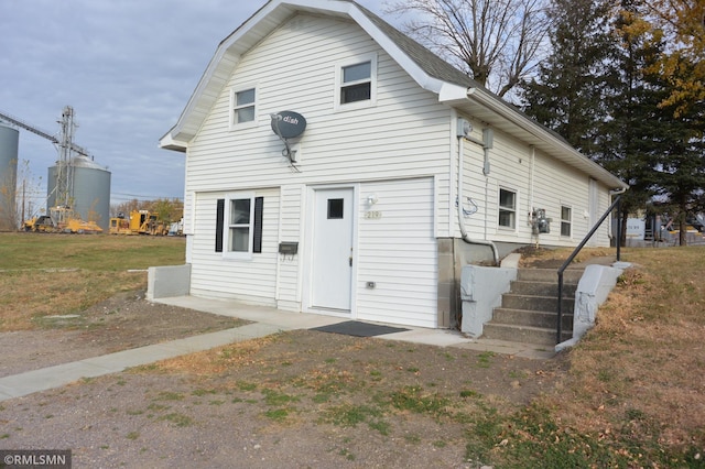 view of back of property