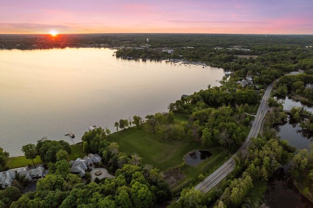 555 Bushaway Rd, Wayzata, MN 55391 - bird's eye view of a large body of water