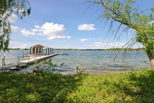 555 Bushaway Rd, Wayzata, MN 55391 - dock area with a water view