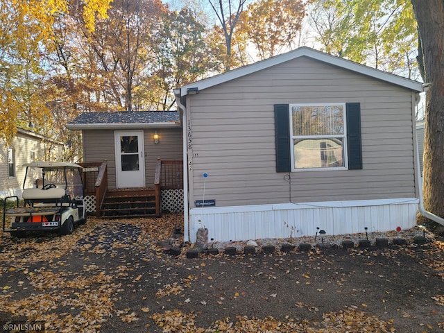 view of front of home