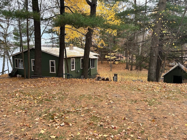 view of property exterior