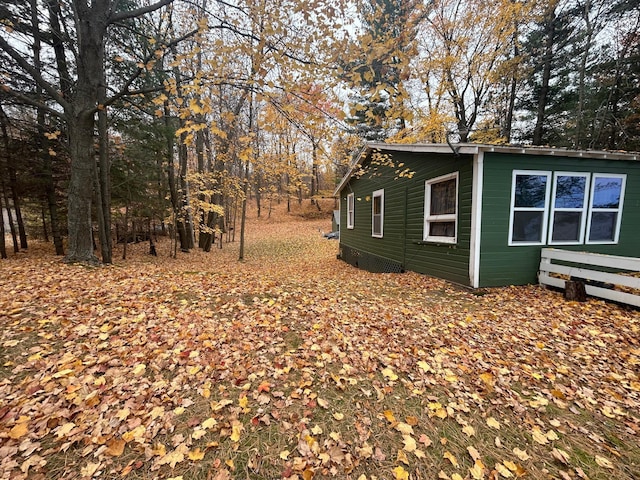 view of side of property