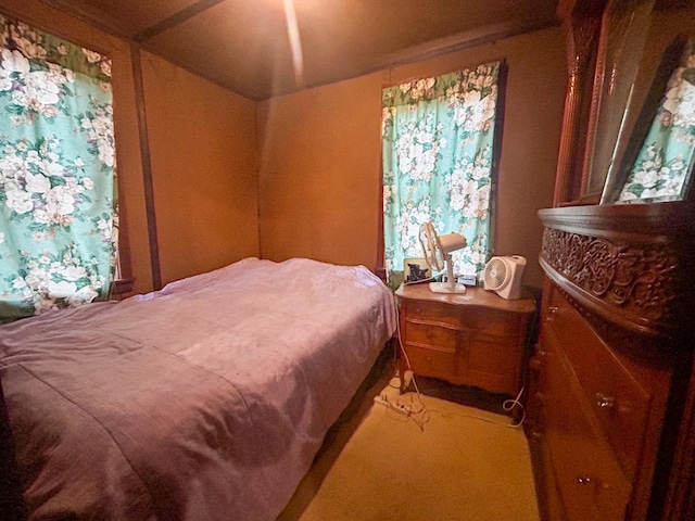 bedroom featuring carpet flooring