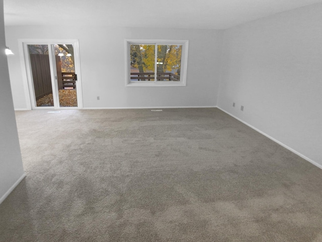 spare room featuring carpet flooring