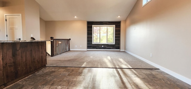 empty room featuring carpet flooring