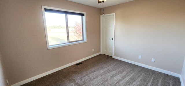 empty room with carpet floors