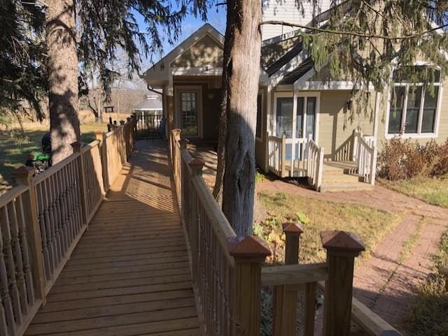 22735 Hickory Rd, Lanesboro, MN 55949 - view of wooden terrace