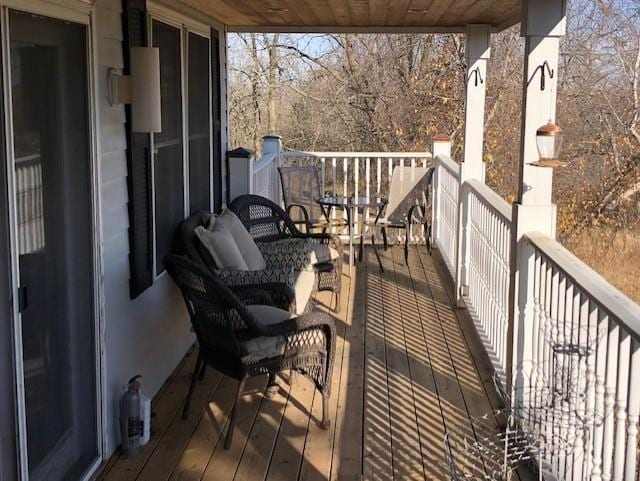 22735 Hickory Rd, Lanesboro, MN 55949 - view of balcony