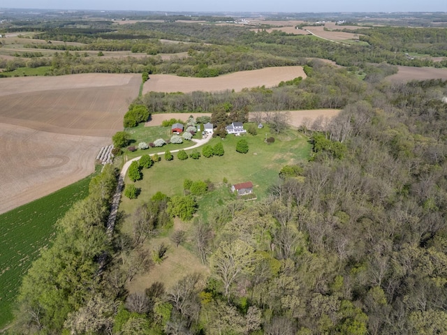 22735 Hickory Rd, Lanesboro, MN 55949 - aerial view of property's location with rural landscape