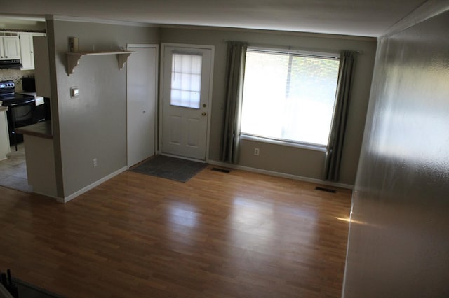 entryway featuring light hardwood / wood-style floors