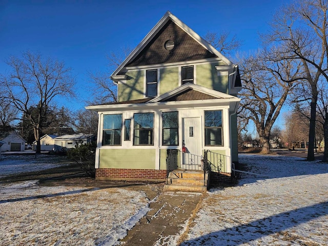 view of front of home