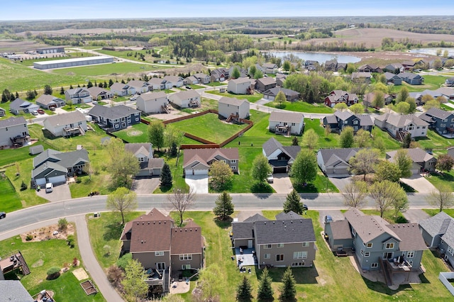 214 15th Ave SE, Lonsdale, MN 55046 - aerial perspective of suburban area featuring a large body of water