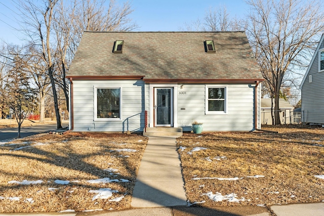 view of cape cod house