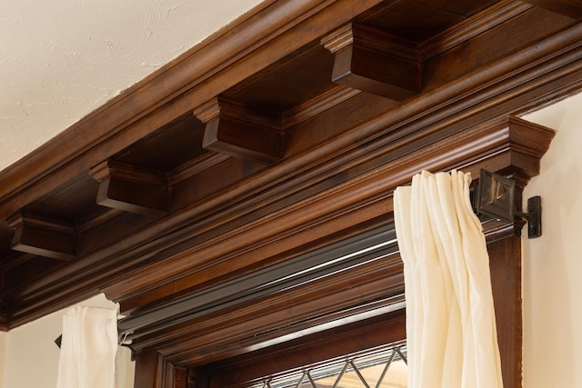 interior details featuring ornamental molding