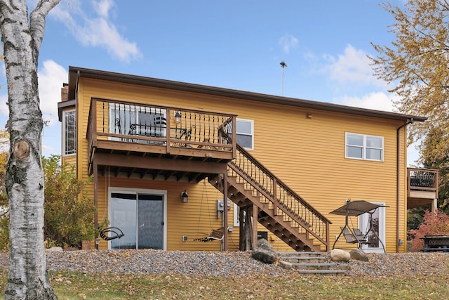 view of rear view of house