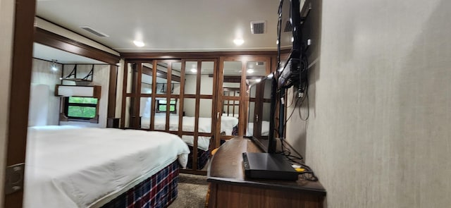3736 Silent Springs Ct, Webb Lake, WI 54830 - bedroom with visible vents