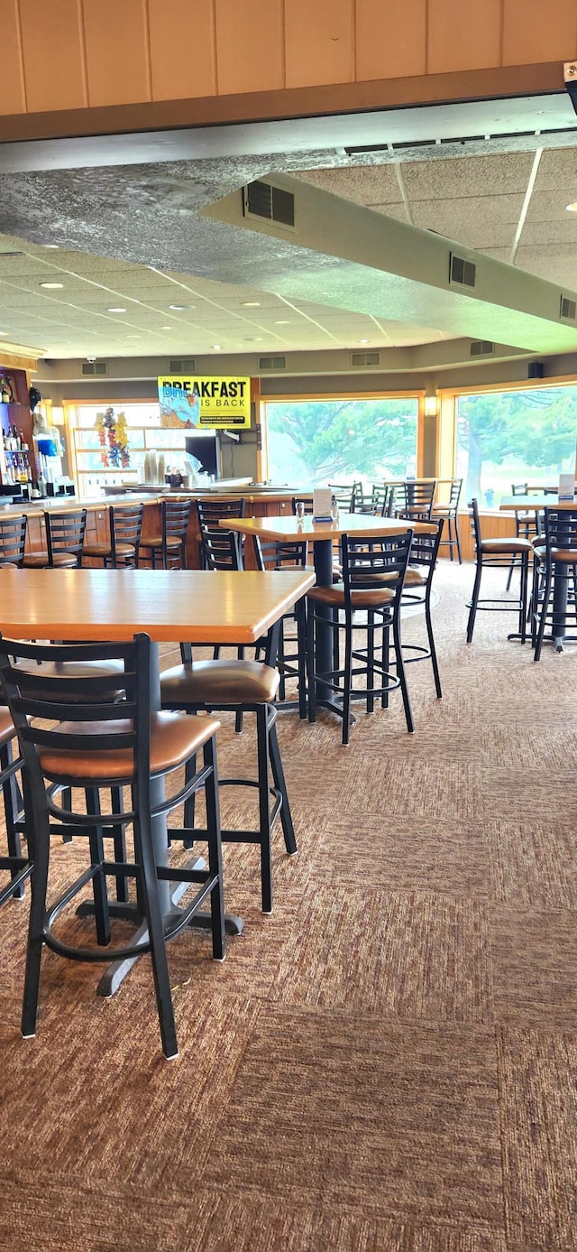 3736 Silent Springs Ct, Webb Lake, WI 54830 - interior space featuring visible vents and outdoor dining space