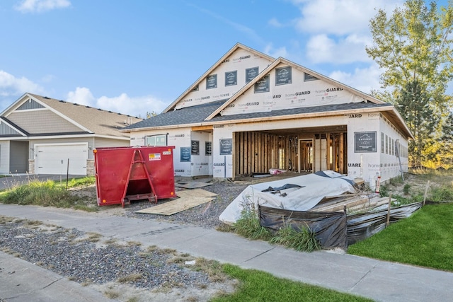 view of property under construction