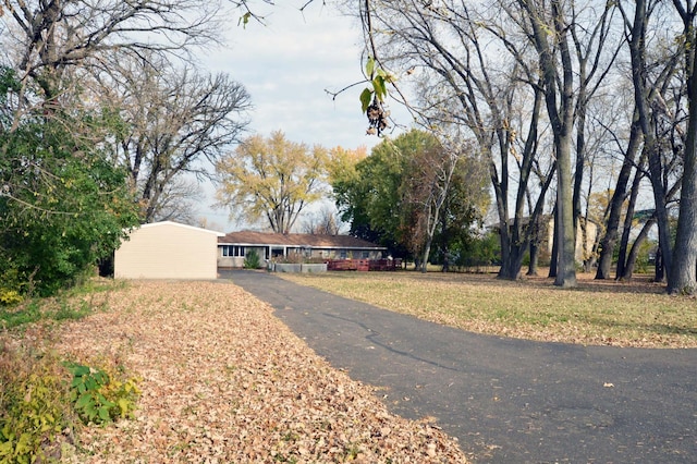 view of road