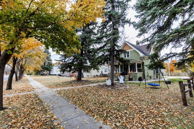 view of front of home