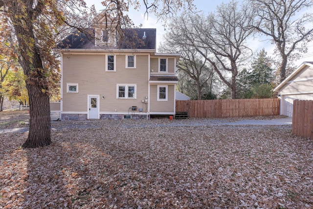 view of rear view of property