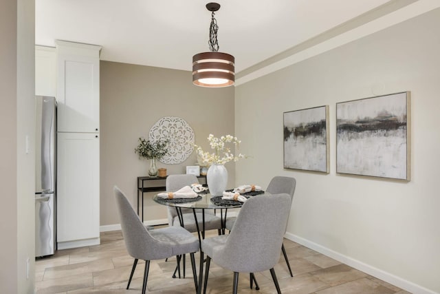 view of dining room