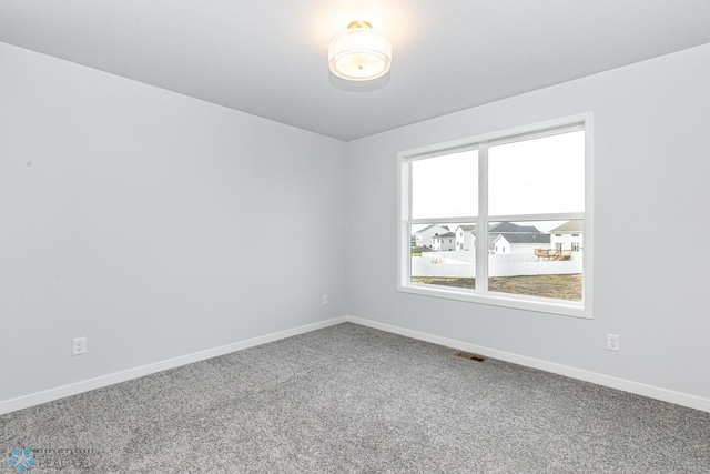 spare room with carpet flooring