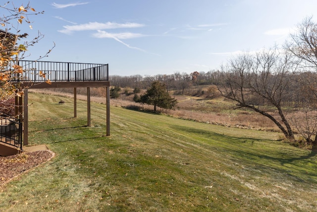 2700 115th St NW, Oronoco, MN 55960 - view of yard with a deck