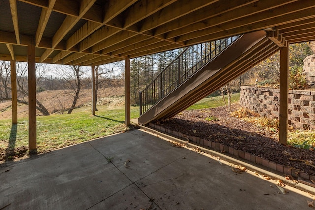 2700 115th St NW, Oronoco, MN 55960 - view of patio with stairway