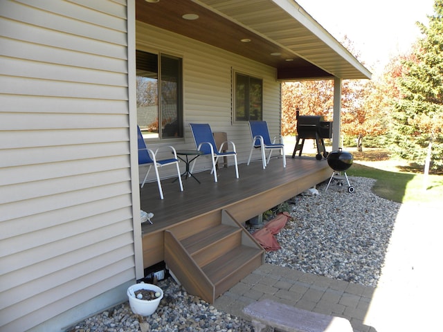 2501 Le Homme Dieu Vw NE, Alexandria, MN 56308 - view of wooden terrace