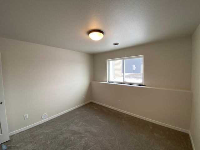1312 Southview Dr SW, Glyndon, MN 56547 - spare room featuring dark colored carpet and baseboards