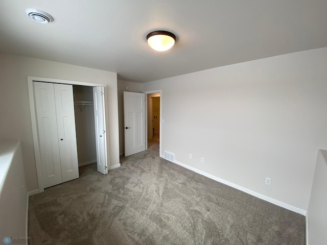 1312 Southview Dr SW, Glyndon, MN 56547 - unfurnished bedroom with carpet, baseboards, and a closet