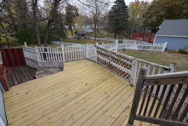 view of deck