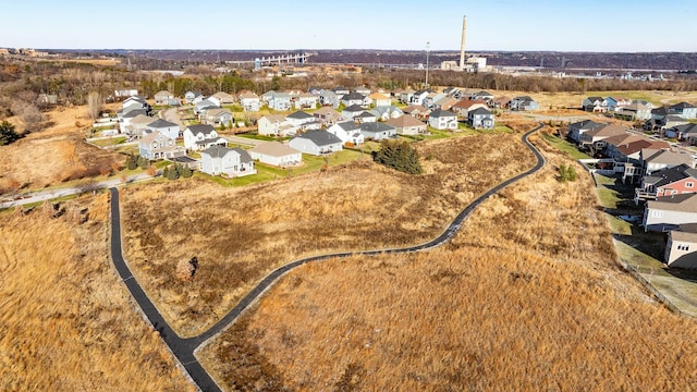 birds eye view of property featuring a residential view