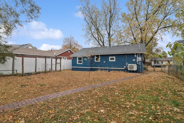 view of rear view of property