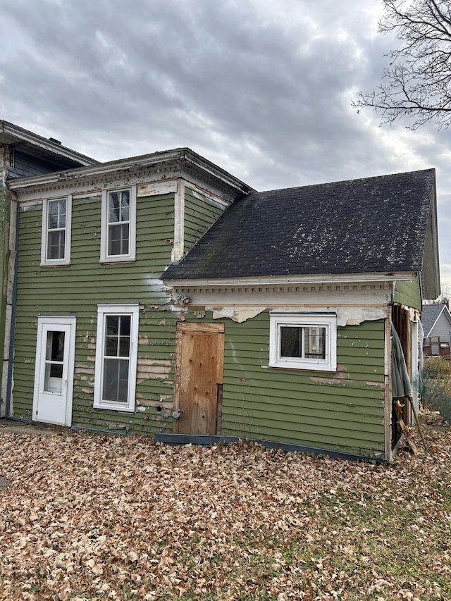 view of rear view of house
