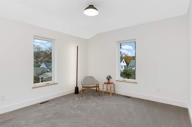 empty room featuring light carpet and a healthy amount of sunlight