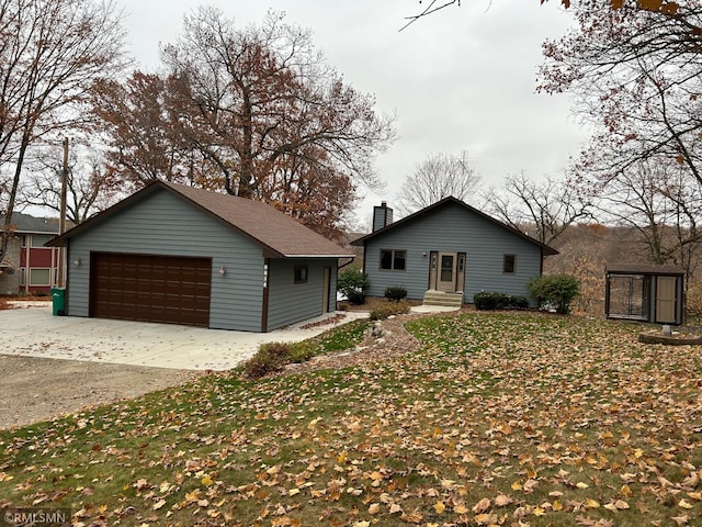 view of ranch-style home