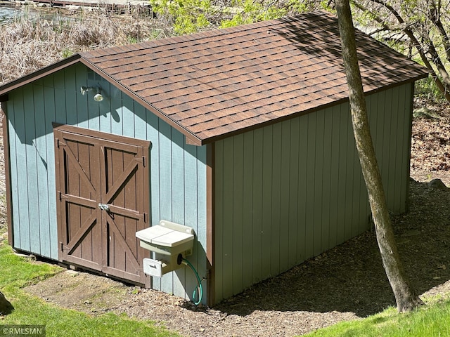 8834 Bishop Ave NW, Maple Lake, MN 55358 - view of shed
