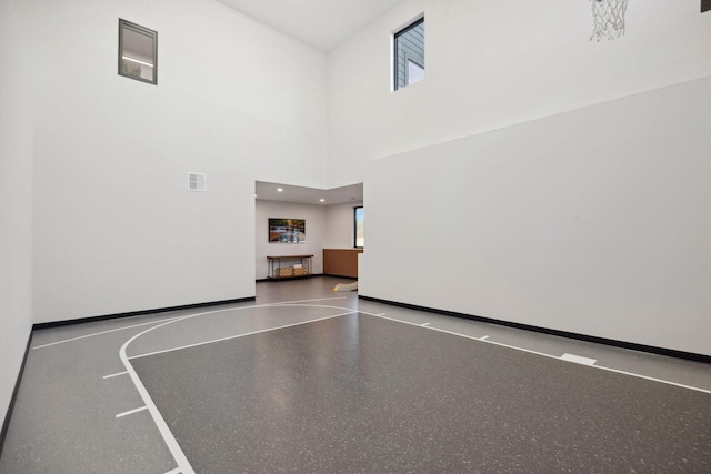 view of basketball court with community basketball court